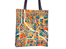 Load image into Gallery viewer, Minneapolis Map Tote Bag - Minnesota Map Tote Bag 15x15