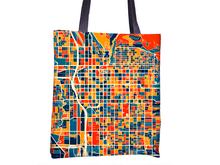 Load image into Gallery viewer, Salt Lake City Map Tote Bag - SLC Map Tote Bag 15x15