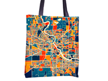 Load image into Gallery viewer, South Bend Map Tote Bag - Indiana Map Tote Bag 15x15