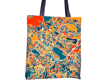 Load image into Gallery viewer, Amman Map Tote Bag - Jordan Map Tote Bag 15x15
