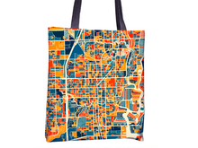 Load image into Gallery viewer, Fort Lauderdale Map Tote Bag - Fort Lauderdale Map Tote Bag 15x15