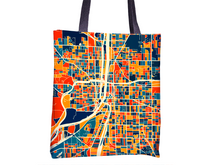 Load image into Gallery viewer, Grand Rapids Map Tote Bag - Michigan Map Tote Bag 15x15