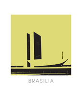 Load image into Gallery viewer, Brasilia Art Poster