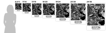 Charger l'image dans la galerie, Affiche cartographique de Boston - Style Art Déco