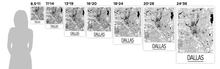 Charger l'image dans la galerie, Affiche cartographique de Dallas - Style Art Déco