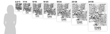 Load image into Gallery viewer, Tempe AZ Map Poster - Arizona Map Print - Art Deco Series