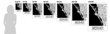 Load image into Gallery viewer, Siesta Key Map Poster - Florida Map Print - Art Deco Series