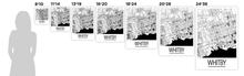 Load image into Gallery viewer, Whitby Ontario Map Poster - Ontario Map Print - Art Deco Series