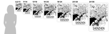 Load image into Gallery viewer, Shenzhen Map Poster - china Map Print - Art Deco Series