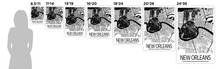 Charger l'image dans la galerie, Affiche cartographique de New Orleans - Style Art Déco