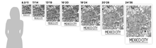 Load image into Gallery viewer, Mexico City Map Poster - mexico Map Print - Art Deco Series