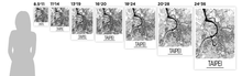 Load image into Gallery viewer, Taipei Map Poster - taiwan Map Print - Art Deco Series