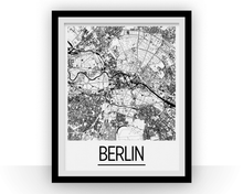 Charger l'image dans la galerie, Berlin Map Poster - germany Map Print - Art Deco Series