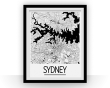 Load image into Gallery viewer, Sydney Map Poster - australia Map Print - Art Deco Series