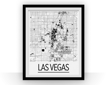 Load image into Gallery viewer, Las Vegas Map Poster - usa Map Print - Art Deco Series