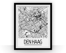Load image into Gallery viewer, The Hague Map Poster - Netherlands Map Print - Art Deco Series