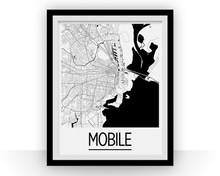 Load image into Gallery viewer, Mobile Map Poster - usa Map Print - Art Deco Series