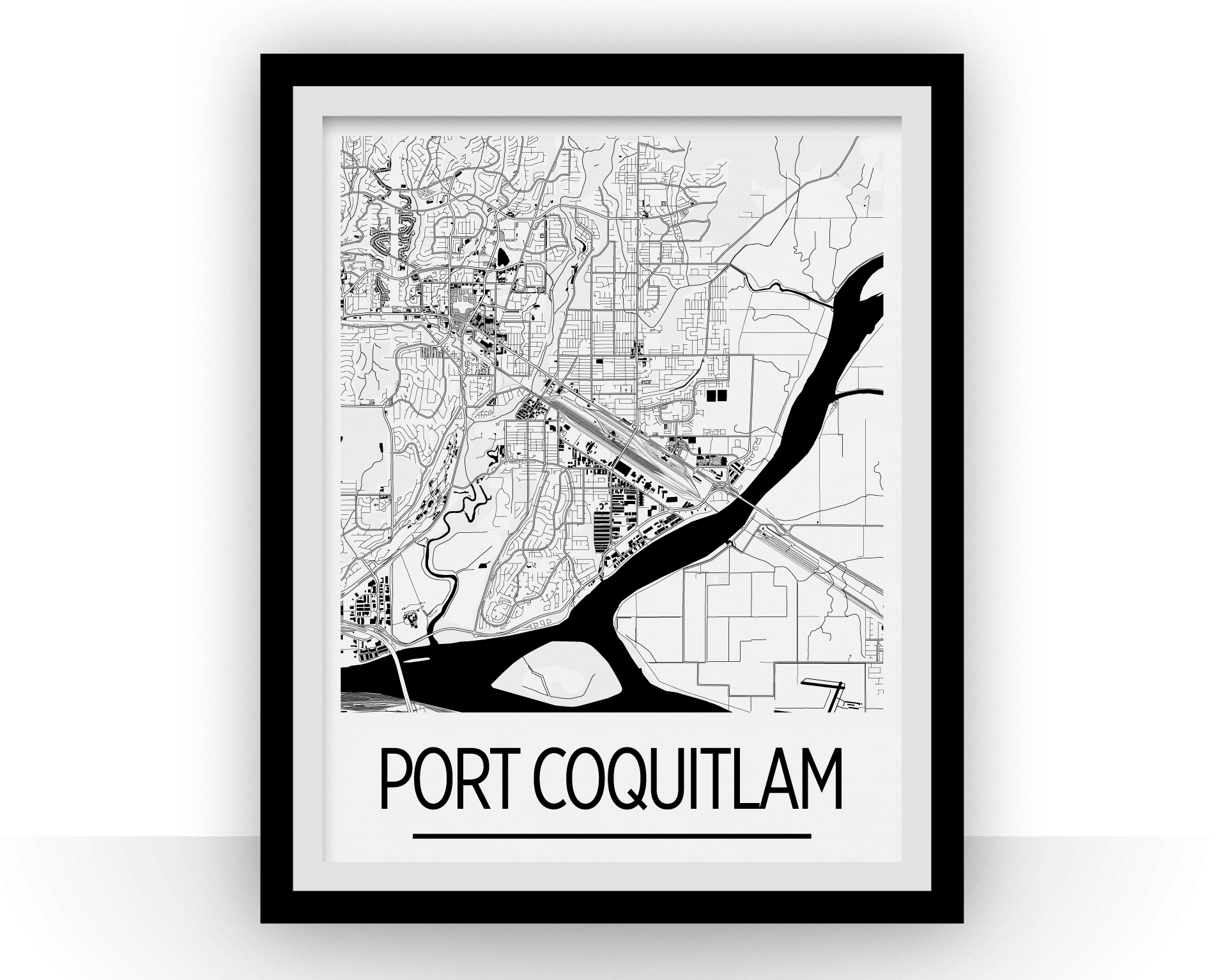 Port Coquitlam British Columbia Map Poster British Columbia Map Prin port-coquitlam-british-columbia-map-poster-british-columbia-map-prin