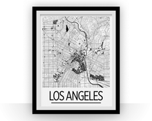 Load image into Gallery viewer, Los Angeles Map Poster - usa Map Print - Art Deco Series