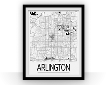 Charger l'image dans la galerie, Arlington Map Poster - usa Map Print - Art Deco Series