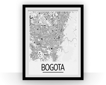 Charger l'image dans la galerie, Bogota Map Poster - colombia Map Print - Art Deco Series