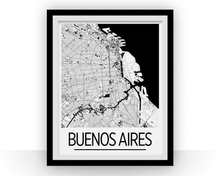 Charger l'image dans la galerie, Buenos Aires Map Poster - argentina Map Print - Art Deco Series