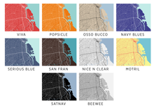 Load image into Gallery viewer, Buenos Aires Map Print - Choose your color