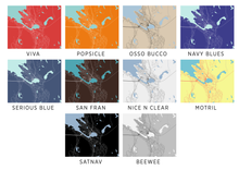 Charger l'image dans la galerie, Affiche cartographique de Bergen - Style Classique