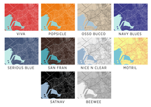 Charger l'image dans la galerie, Affiche cartographique de Karachi - Style Classique