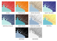 Charger l'image dans la galerie, Affiche cartographique de Honolulu - Style Classique