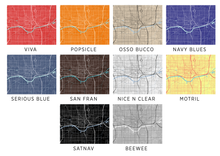 Charger l'image dans la galerie, Affiche cartographique de Oklahoma City - Style Classique