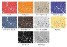 Load image into Gallery viewer, Minneapolis Map Print - Choose your color