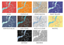 Load image into Gallery viewer, Ottawa Map Print - Choose your color