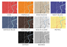 Charger l'image dans la galerie, Affiche cartographique de Omaha - Style Classique