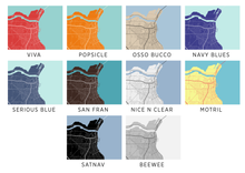 Charger l'image dans la galerie, Affiche cartographique de Corpus Christi - Style Classique