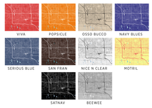 Load image into Gallery viewer, Phoenix Map Print - Choose your color