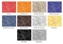 Load image into Gallery viewer, San Jose Map Print - Any Color You Like