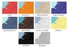 Charger l'image dans la galerie, Affiche cartographique de Anchorage - Style Classique