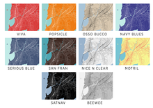 Load image into Gallery viewer, Mumbai Map Print - Choose your color