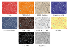 Load image into Gallery viewer, Irvine Map Print - Choose your color