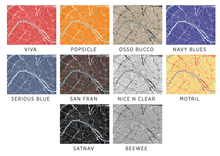 Charger l'image dans la galerie, Affiche cartographique de Paris - Style Classique