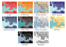 Charger l'image dans la galerie, Affiche cartographique de Hong Kong - Style Classique