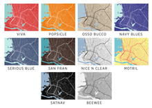 Charger l'image dans la galerie, Affiche cartographique de Oakland - Style Classique