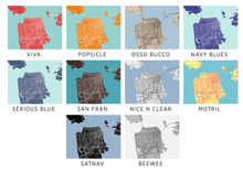 Load image into Gallery viewer, San Francisco Map Print - Choose your color
