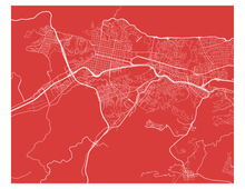 Charger l'image dans la galerie, Affiche cartographique de Caracas - Style Classique