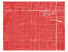 Charger l'image dans la galerie, Affiche cartographique de Arlington - Style Classique