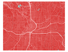 Load image into Gallery viewer, Atlanta Map Print - Any Color You Like