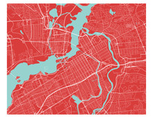 Load image into Gallery viewer, Ottawa Map Print - Choose your color