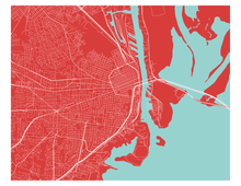 Load image into Gallery viewer, Mobile Map Print - Choose your color