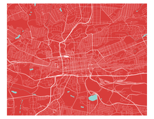 Charger l'image dans la galerie, Affiche cartographique de Johannesburg - Style Classique
